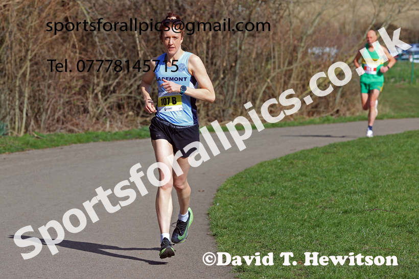 Senior Womens 2026 NECAA Royal Signals Road Relays, Hetton Lyons Country Park, Hetton le Hole. Photo: David T. Hewitson/Sports for All Pics